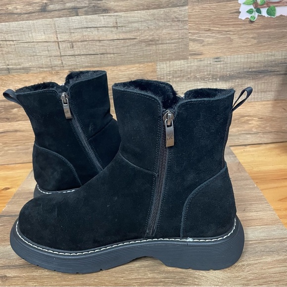 Religious Comfort Nottingham Waterproof Faux Fur Lined ankle boot black sz 9.5 - Picture 2 of 10